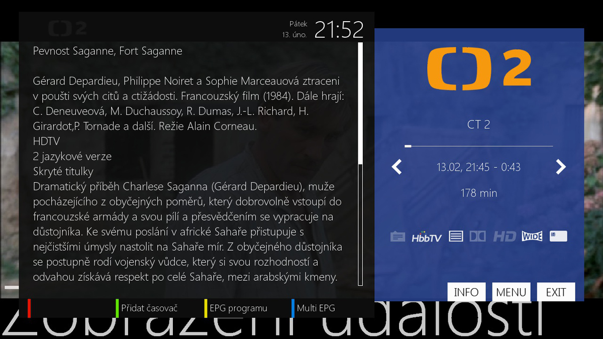 Fotogalerie přijímače Xtrend ET8500