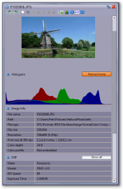 Informace o fotografii.