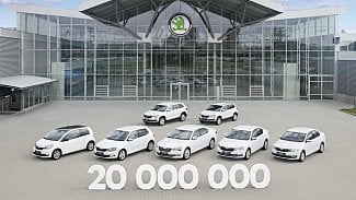 Náhledový obrázek - Škoda hlásí 20 milionů vyrobených aut