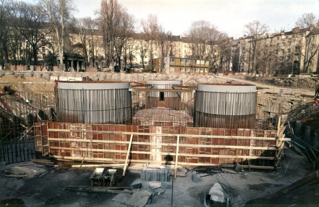 Archivní snímky žižkovského vysílače