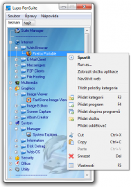 <p>ASuite pro správu zástupců a kategorií programů</p>