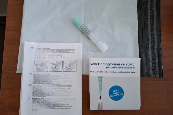 Sada na samoodběr stolice pro test TOKS