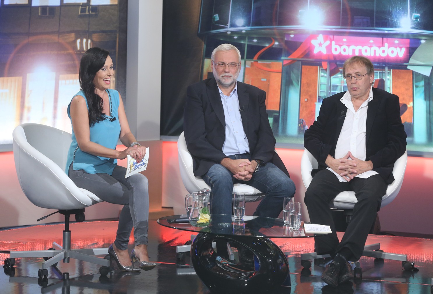 Z vysílání prvního dílu pořadu Nikdo není perfektní