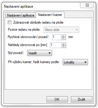 <p>Nastavení aplikace</p>