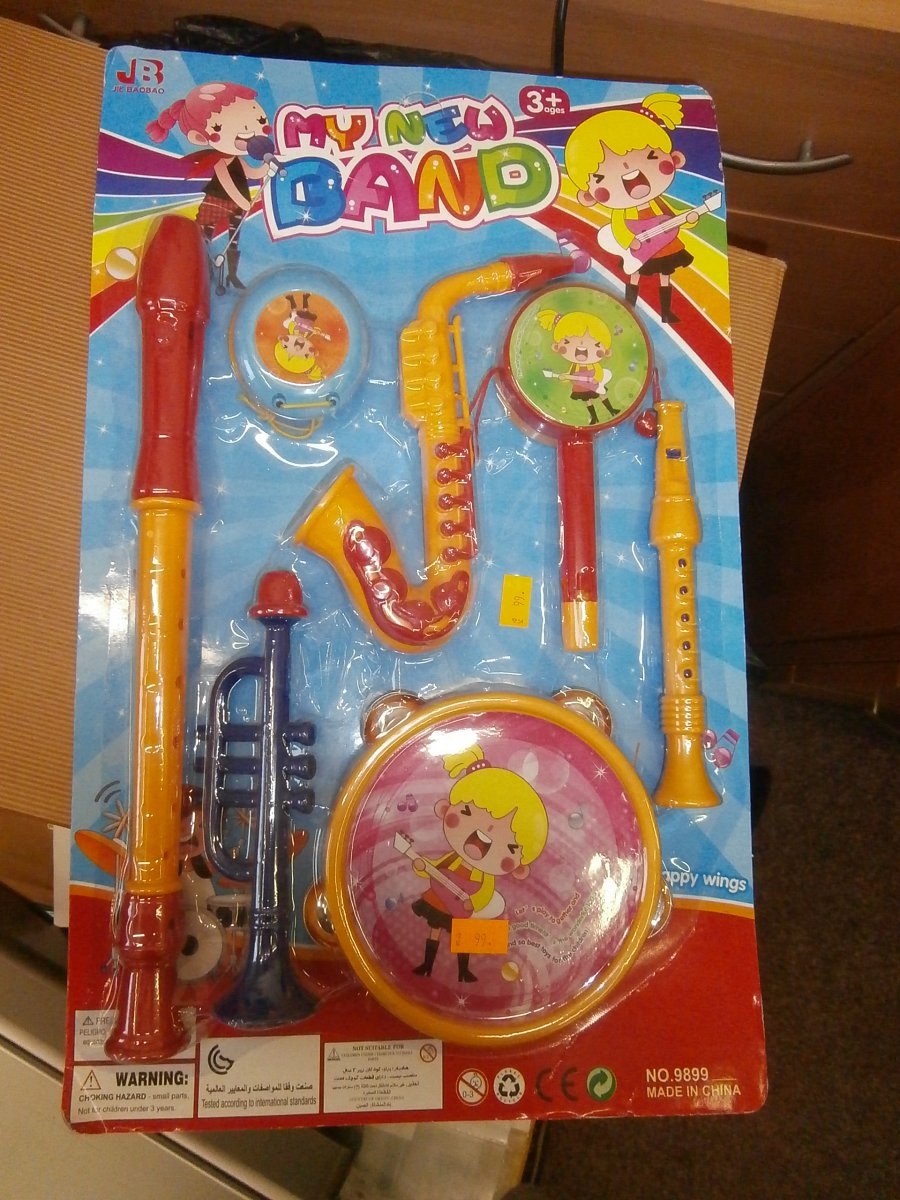 Hudební set My New Band značky JB JIE BAOBAO EAN 8713149711189 Item No 4971118 Výrobce Čína