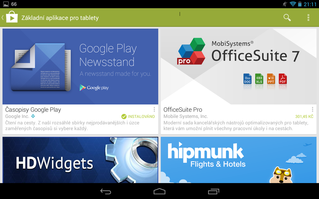 Novinka v Google Play