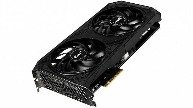 Palit GeForce RTX 4060 Dual se slotem PCIe 4.0 ×8