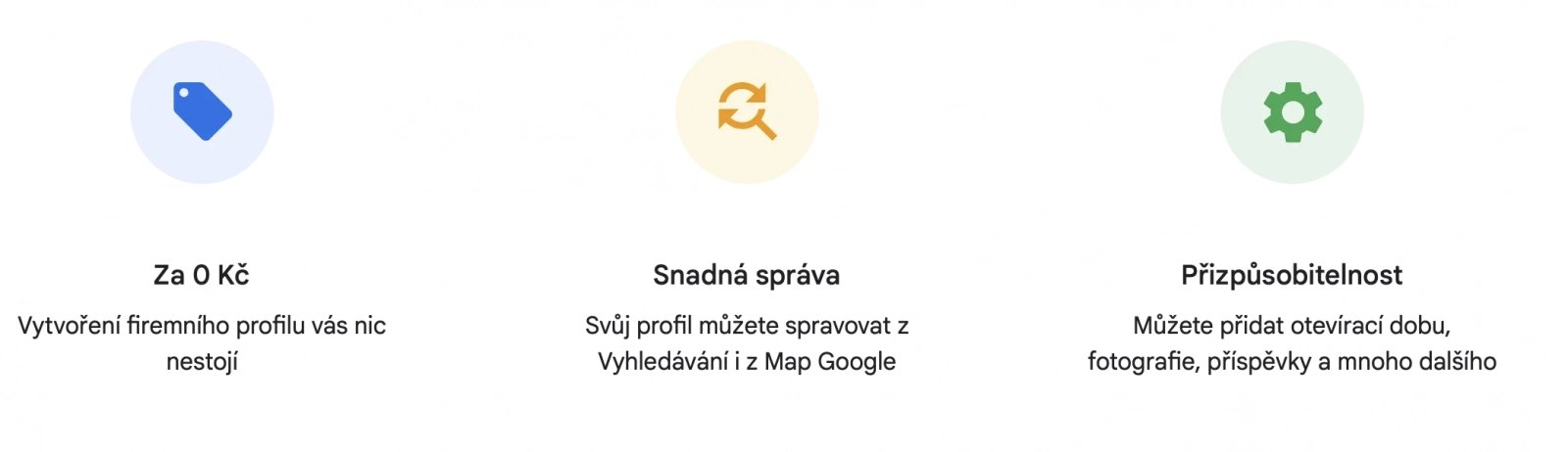 Google firemní profil