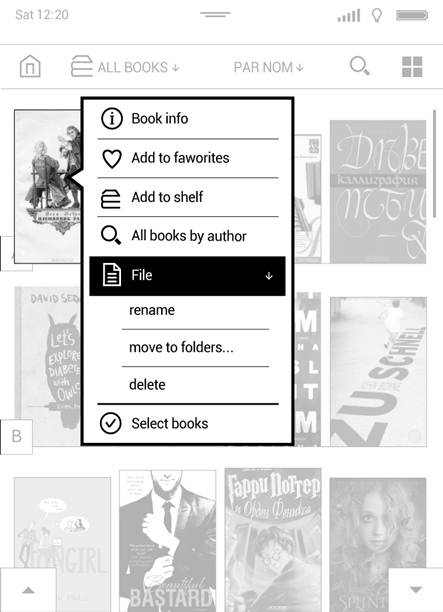 Nové rozhraní PocketBook