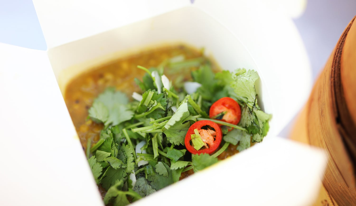 Vegetariánské curry.