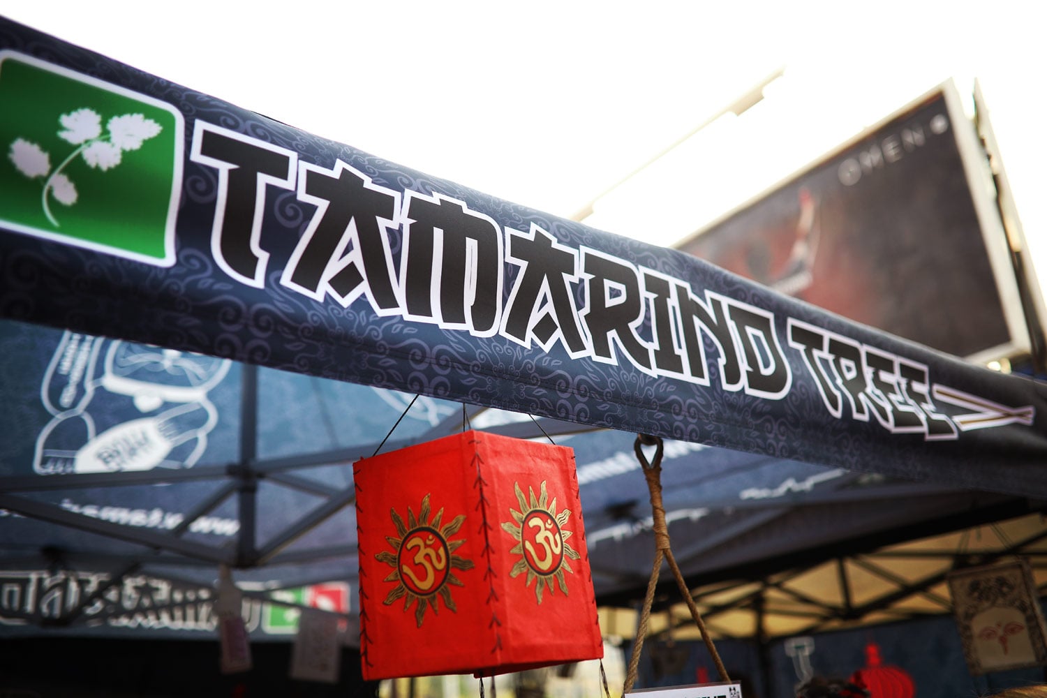 Nový design stánku v modré.