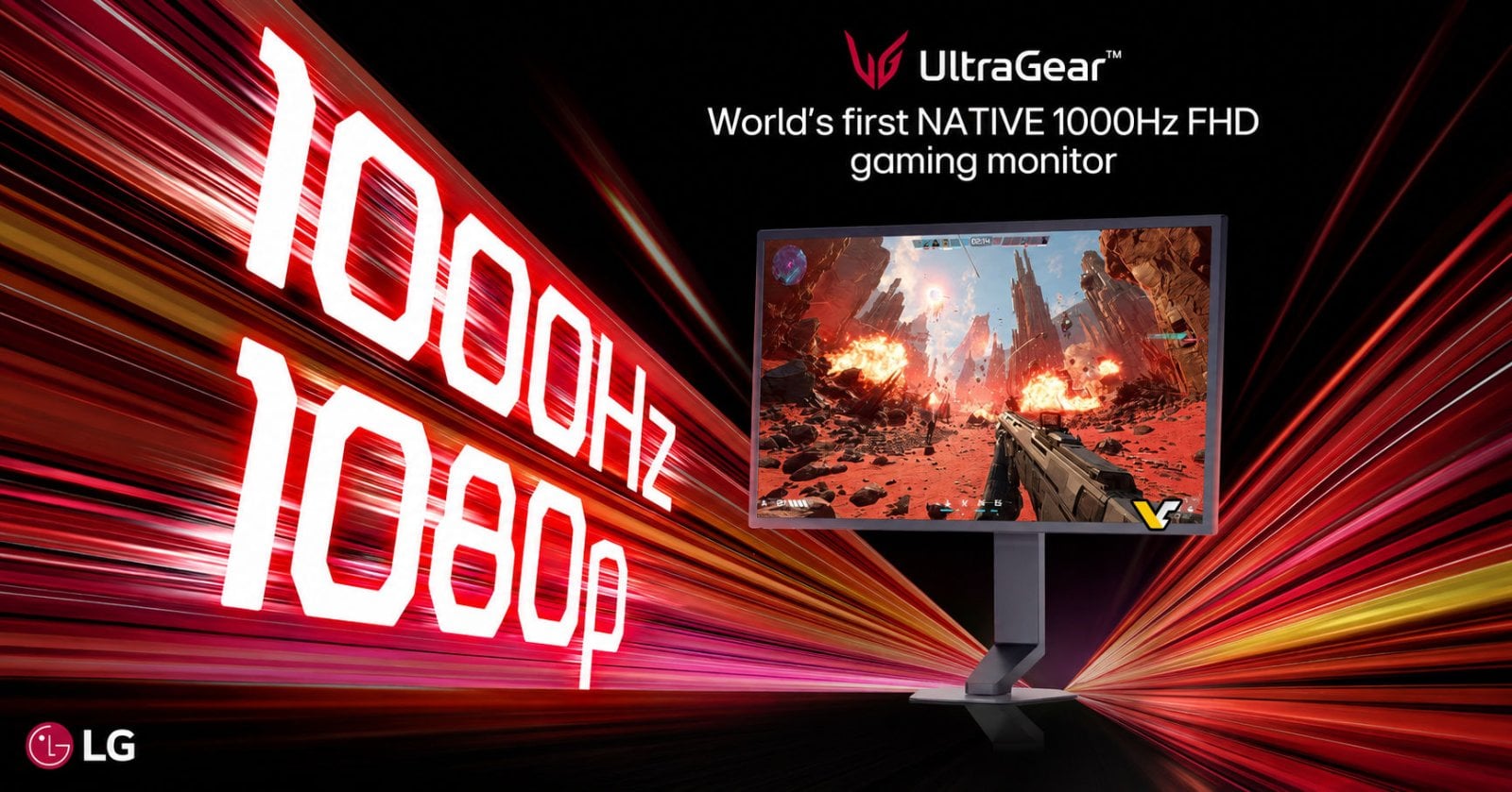 1000Hz herní monitor LG UltraGear 25G590B