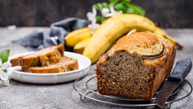Banana bread aneb banonový chlebíček