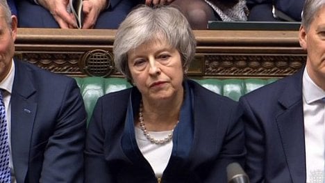 Náhledový obrázek - Britský parlament i podruhé odmítl brexitovou dohodu Mayové
