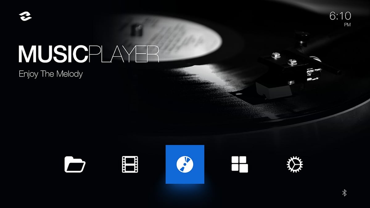 Zidoo X20 - Hlavní menu