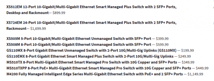 Multigigabitové switche Netgear pro byznys sféru