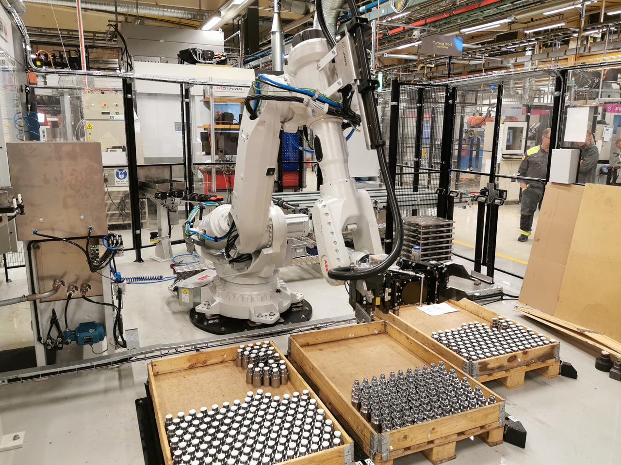 Automatizovaná výroba společnosti Sandvik Coromant ve Švédsku