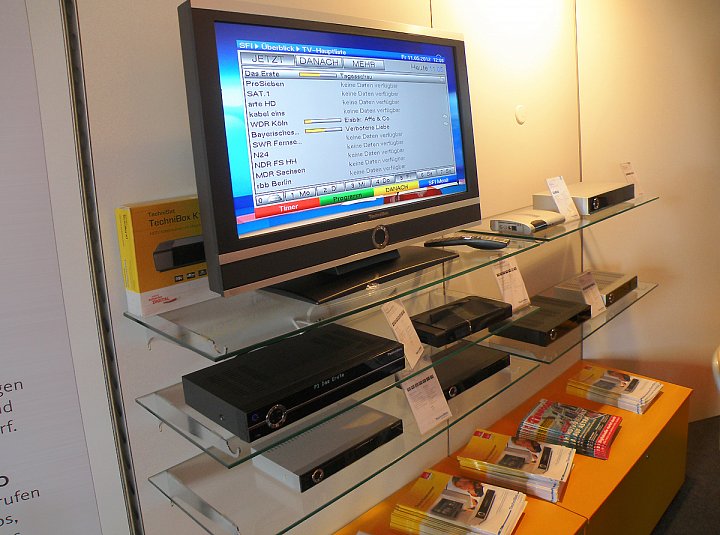 Prezentační prostory společnosti TechniSat v Schönecku