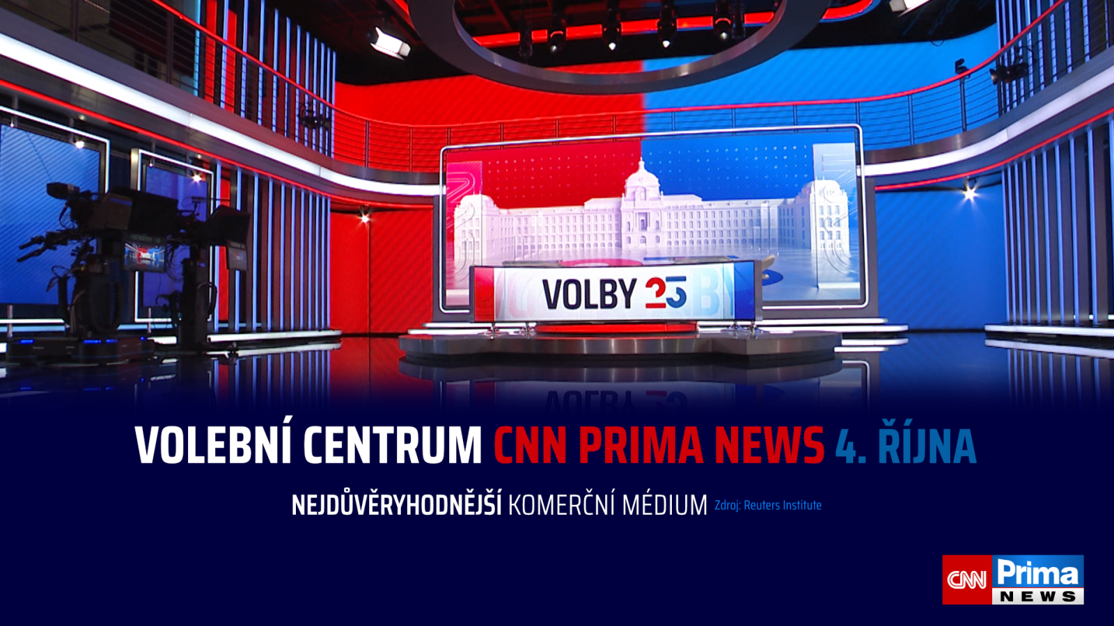 Sněmovní volby 2025 na CNN Prima News