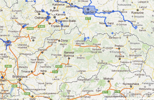 Google Street View Slovensko