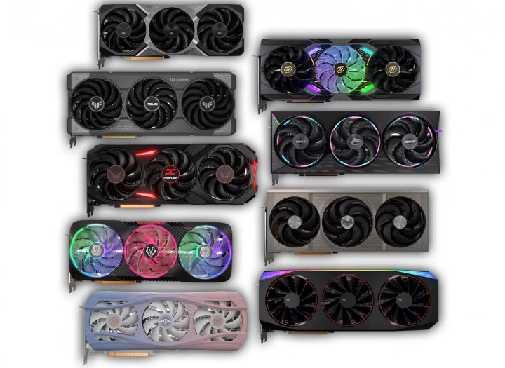 Grafiky Radeon RX 9070 a RX 9070 XT od různých výrobců