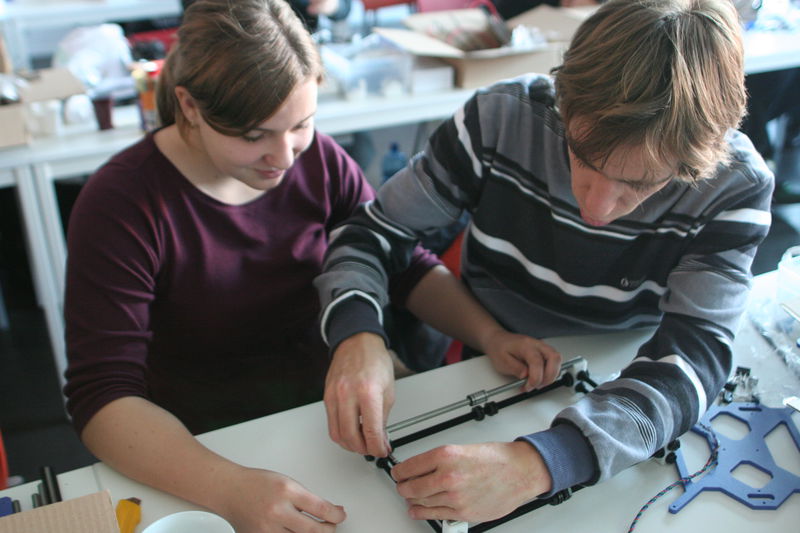 Stavba 3D tiskáren na LinuxDays