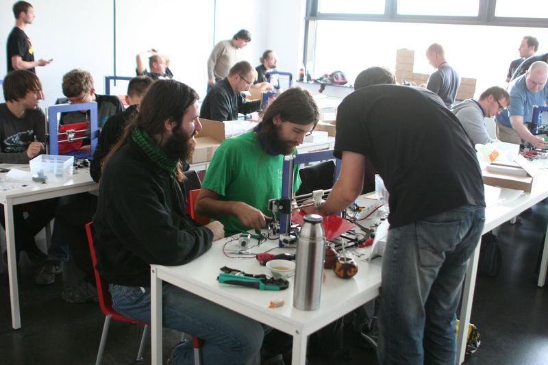 Stavba 3D tiskáren na LinuxDays