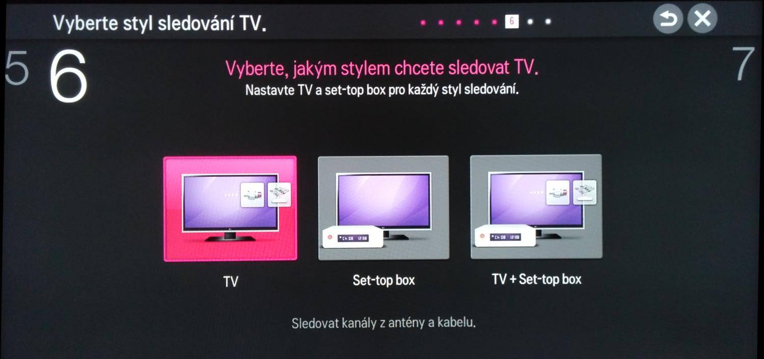 LG 32LF580V - instalace