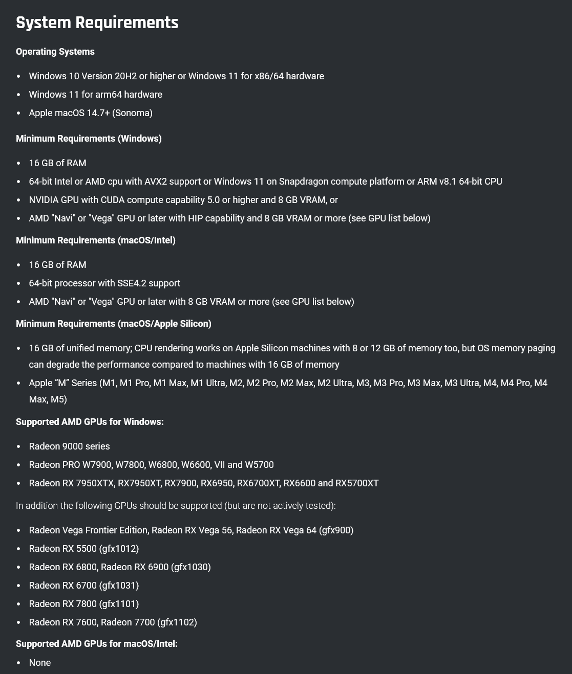 Požadavky Cinebench 2026