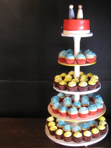 Svatební cupcaky