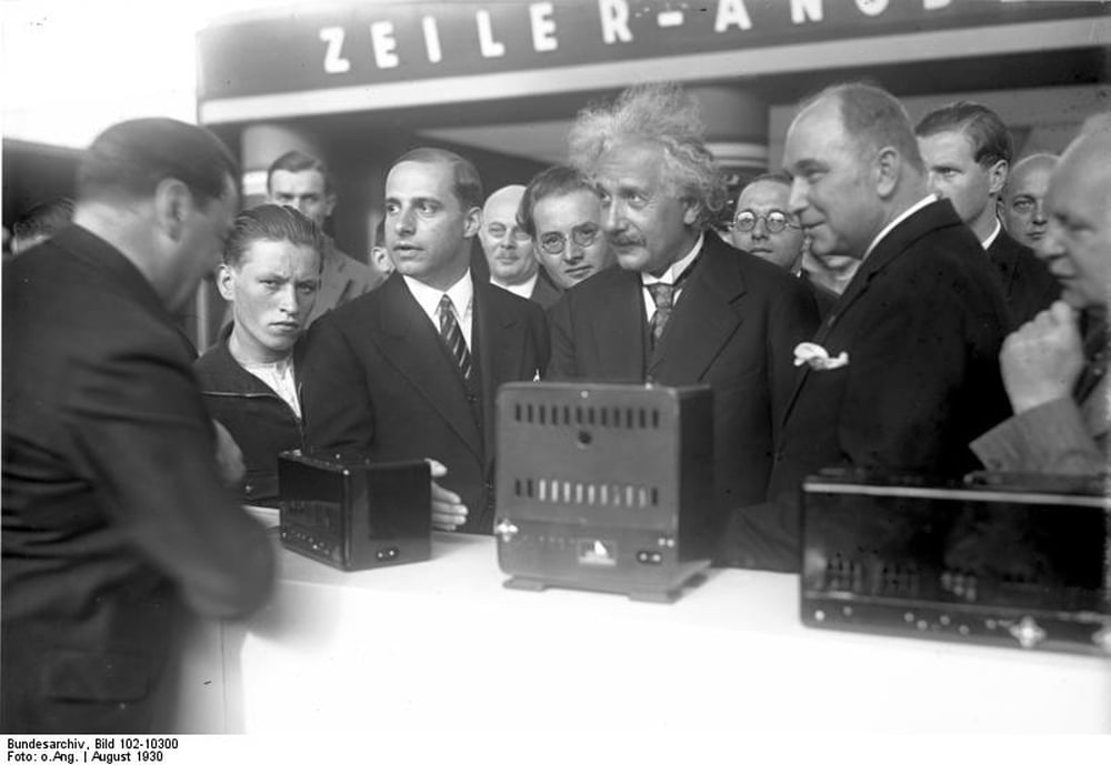 IFA 1930 a Albert Einstein.