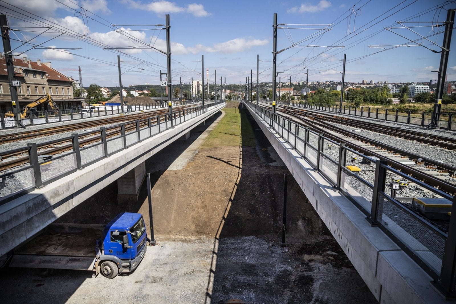 Nové nádraží Praha‑Bubny a jeho okolí