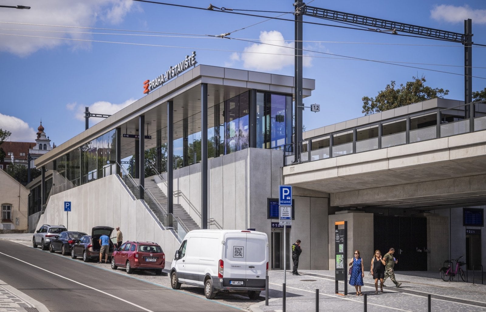 Nová zastávka Výstaviště v blízkosti Stromovky