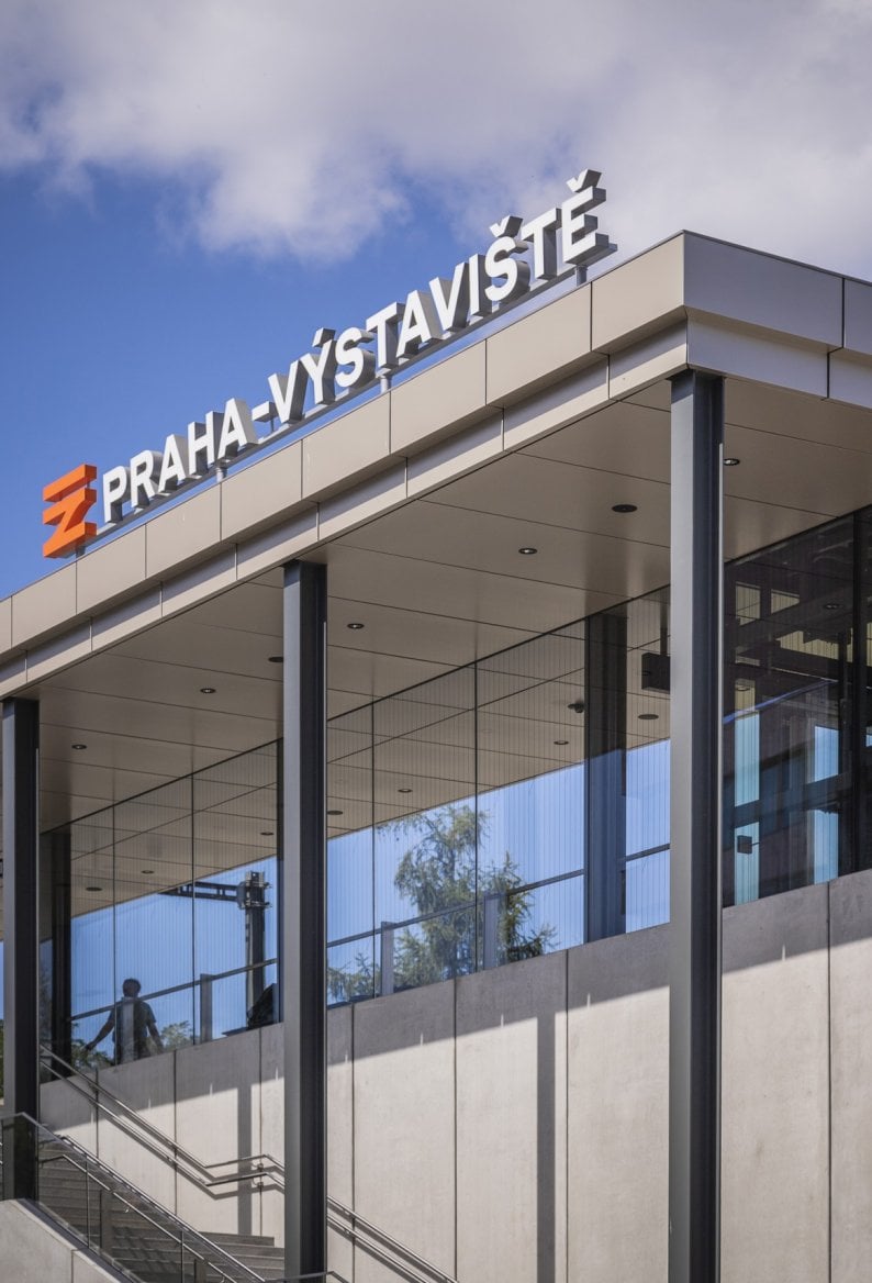 Nová zastávka Výstaviště v blízkosti Stromovky