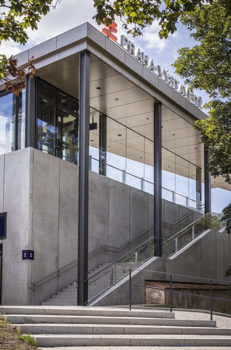 Nová zastávka Výstaviště v blízkosti Stromovky