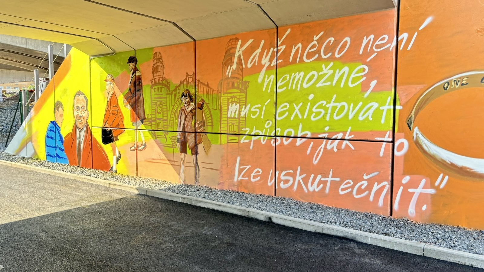 Stezka pro pěší a cyklisty nese jméno sira Nicholase Wintona