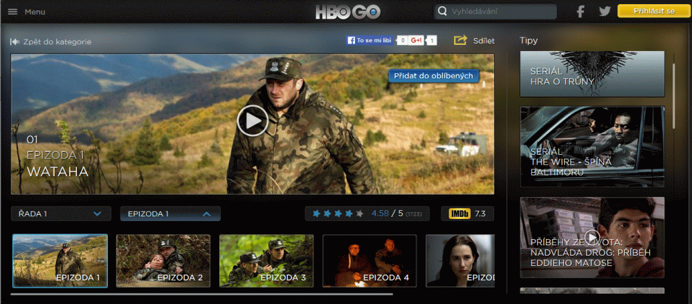 Ukázka z Windows PC.