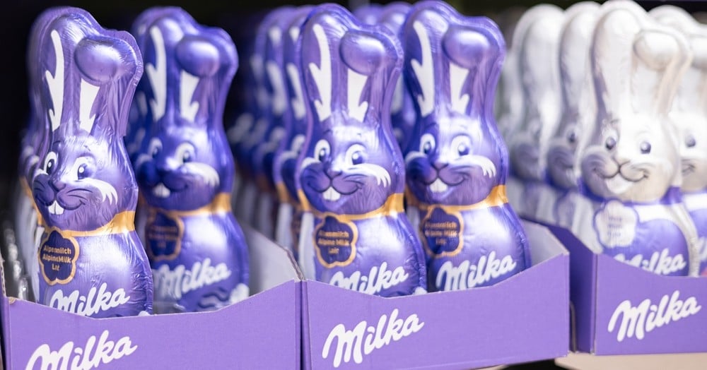 Čokoládoví zajíci od Milky