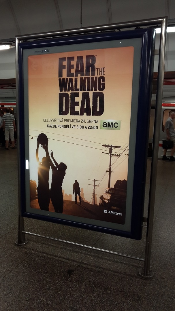 Bigboardová kampaň AMC k seriálu Fear The Walking Dead