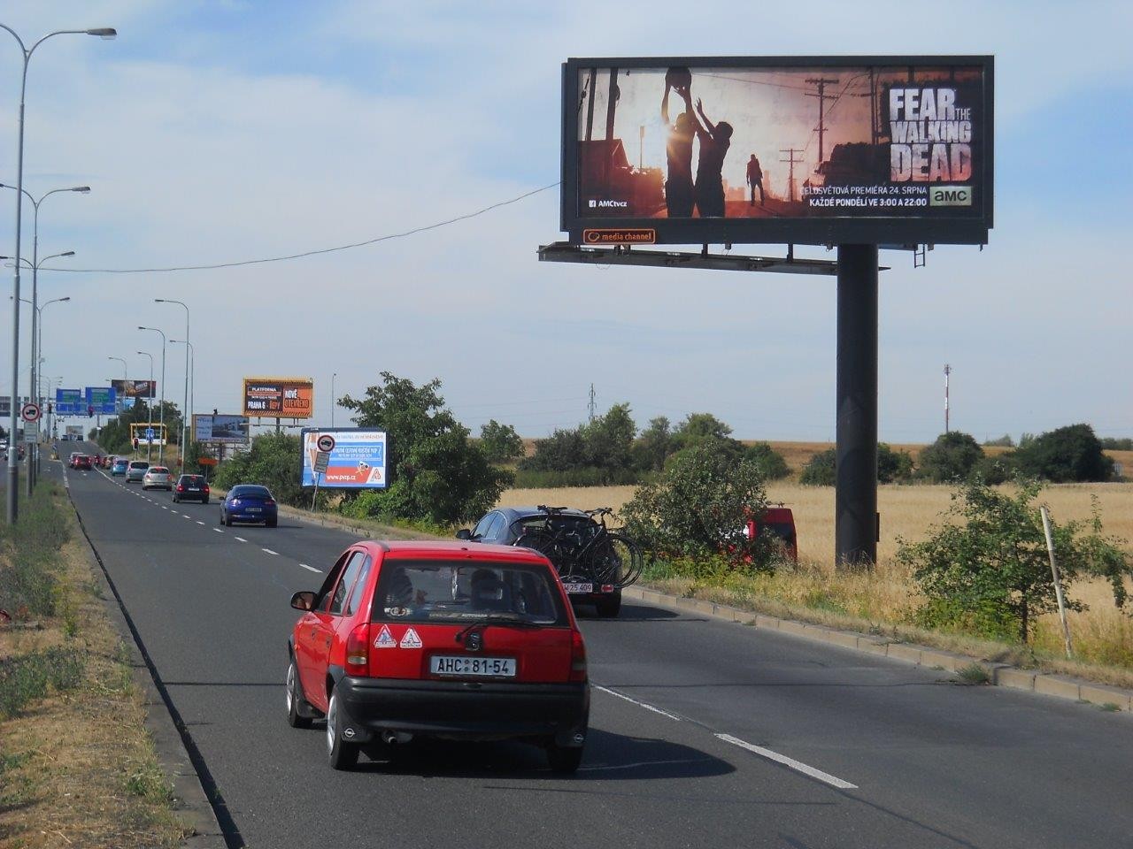 Bigboardová kampaň AMC k seriálu Fear The Walking Dead