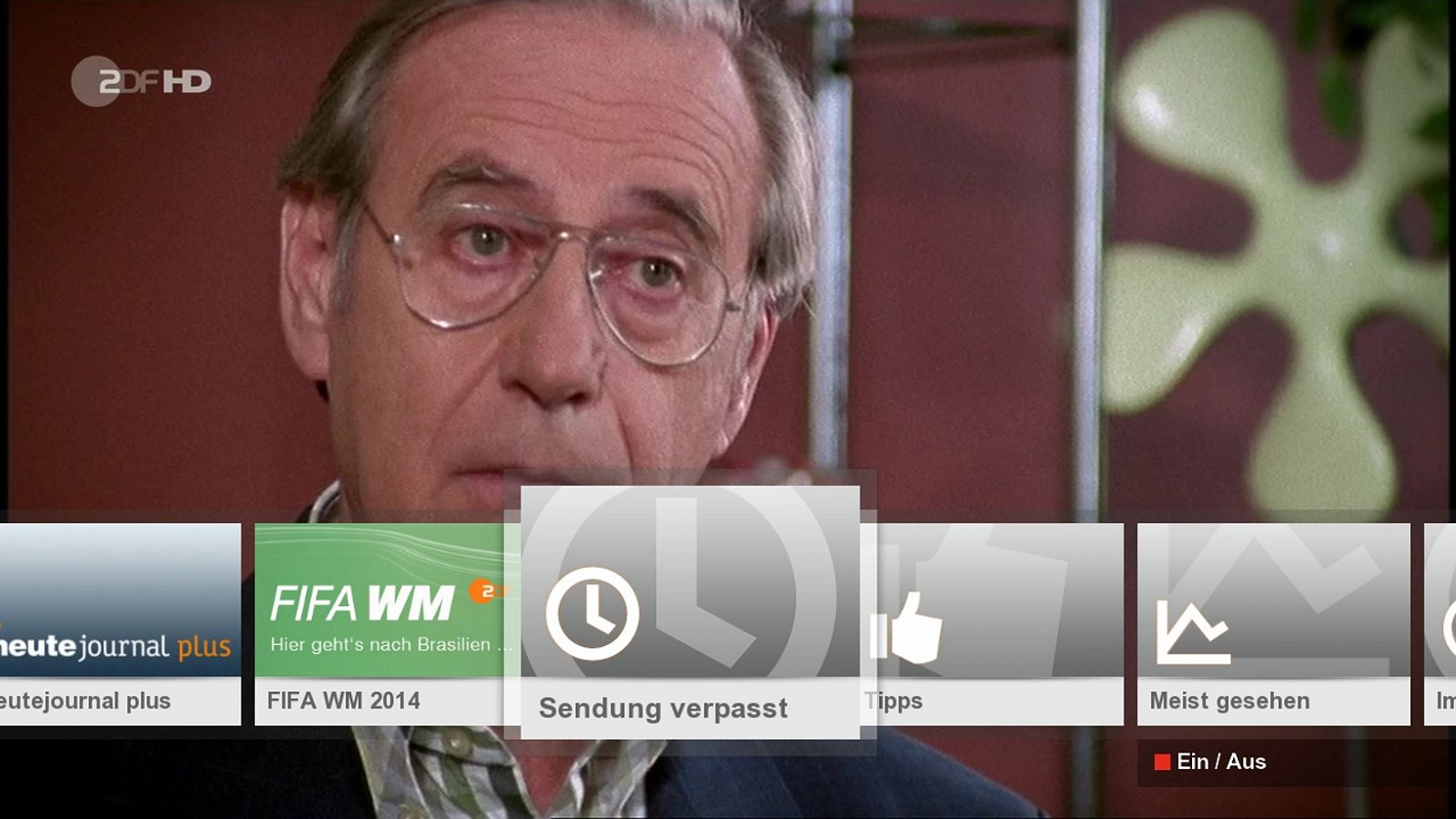 Hybridní vysílání německé veřejnoprávní televize ZDF