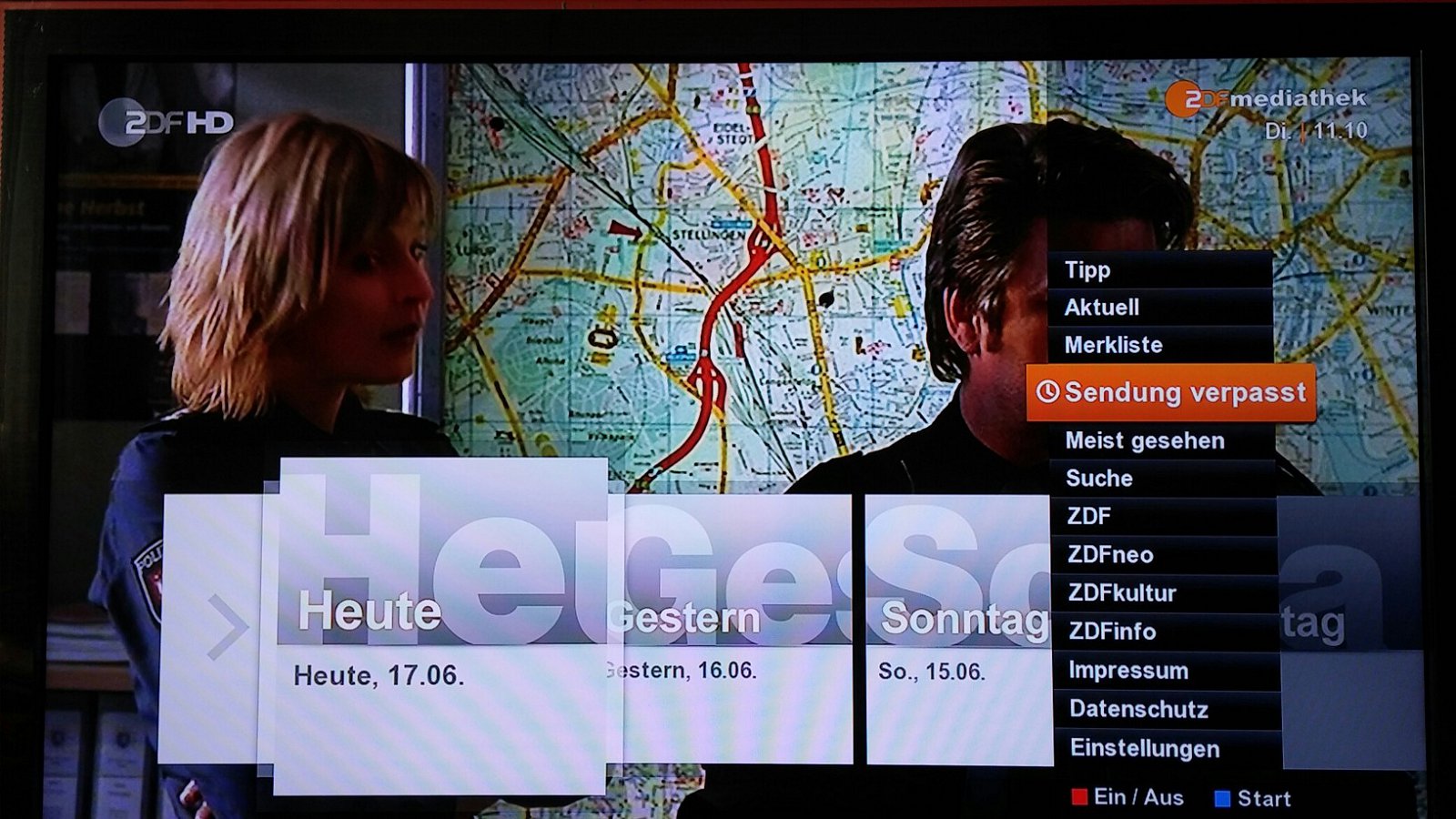 Hybridní vysílání německé veřejnoprávní televize ZDF