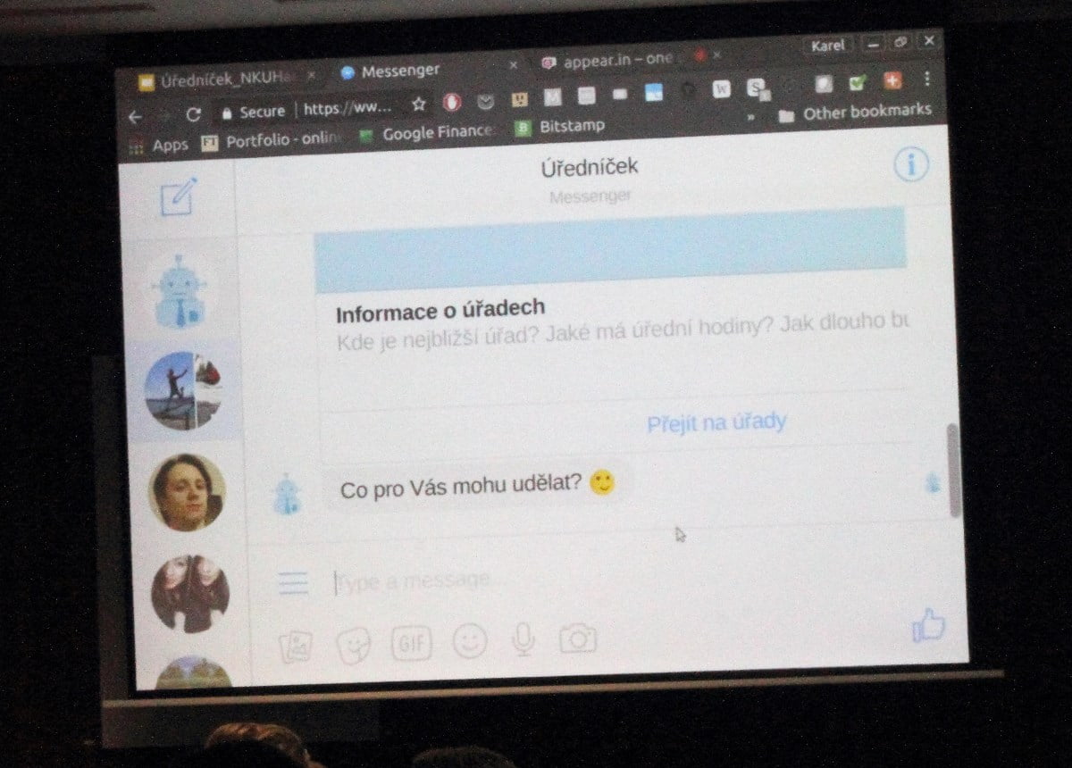 Úředníček – chatbot – pomocníček. Budou mít úřady své vlastní chatboty?