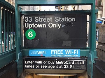 Wi-Fi signál ve stanicích metra