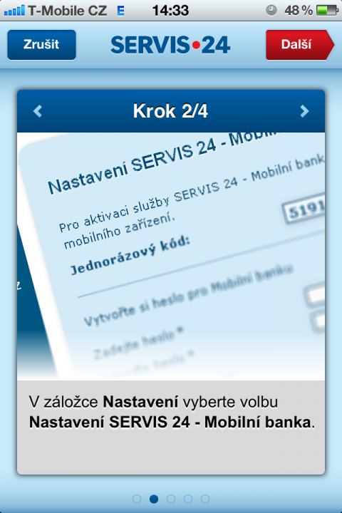 Servis 24 Mobilní banka