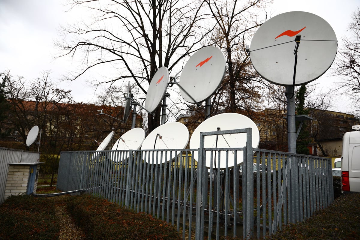 Technické zázemí pražské centrály UPC