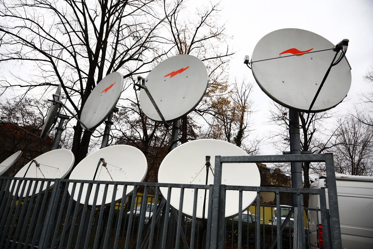 Technické zázemí pražské centrály UPC