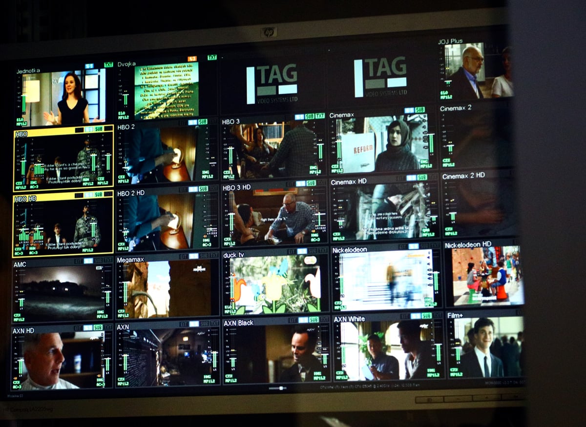 Technické zázemí pražské centrály UPC