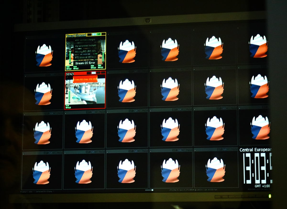 Technické zázemí pražské centrály UPC