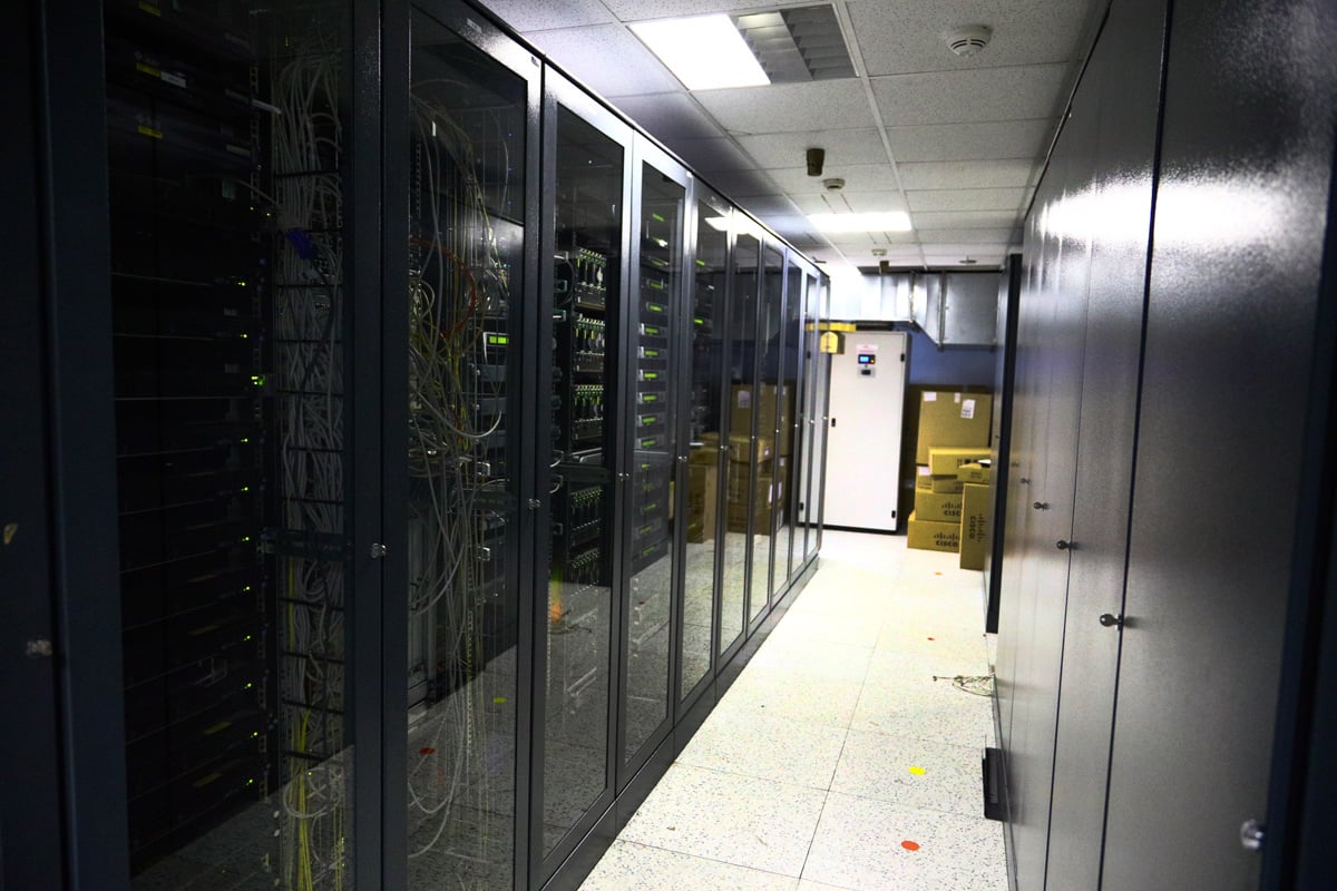 Technické zázemí pražské centrály UPC